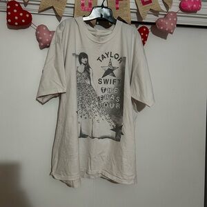 Taylor Swift The Eras Tour Cream Tee